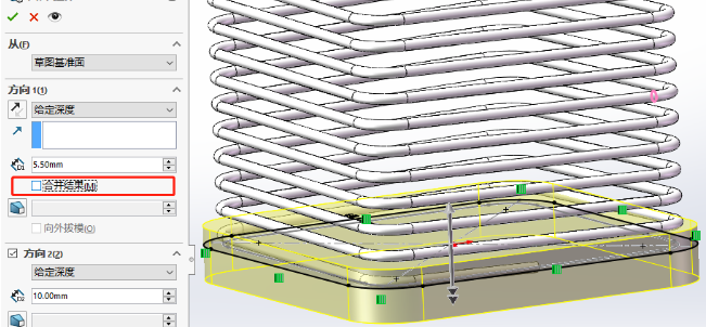 solidworks实体转换钣金